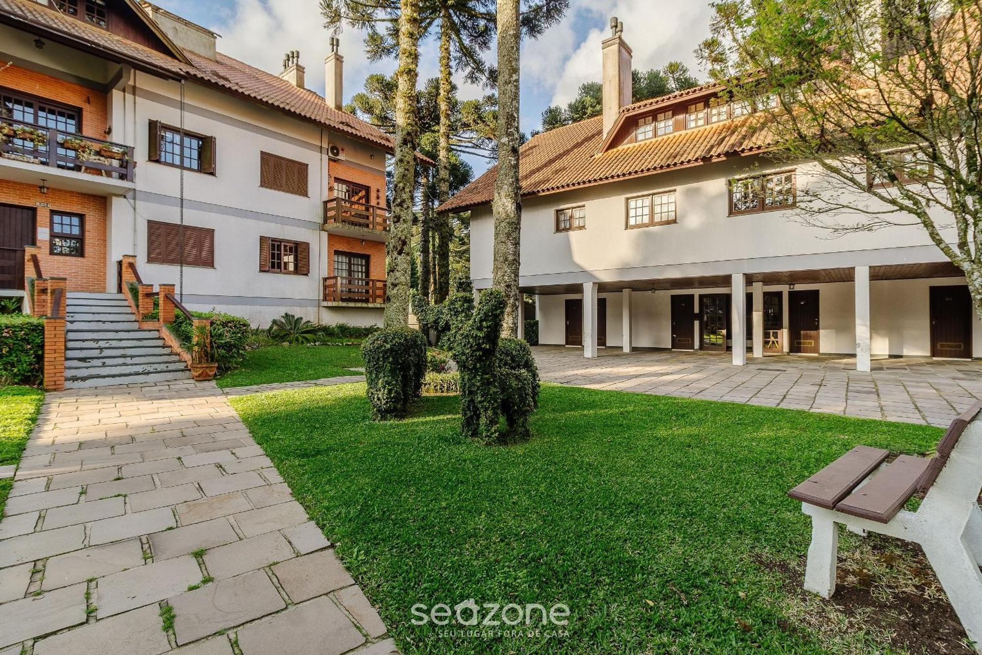Apto Duplex C/ Lareira 100M Do Lago Negro Rln204 Γκραμάντο Εξωτερικό φωτογραφία