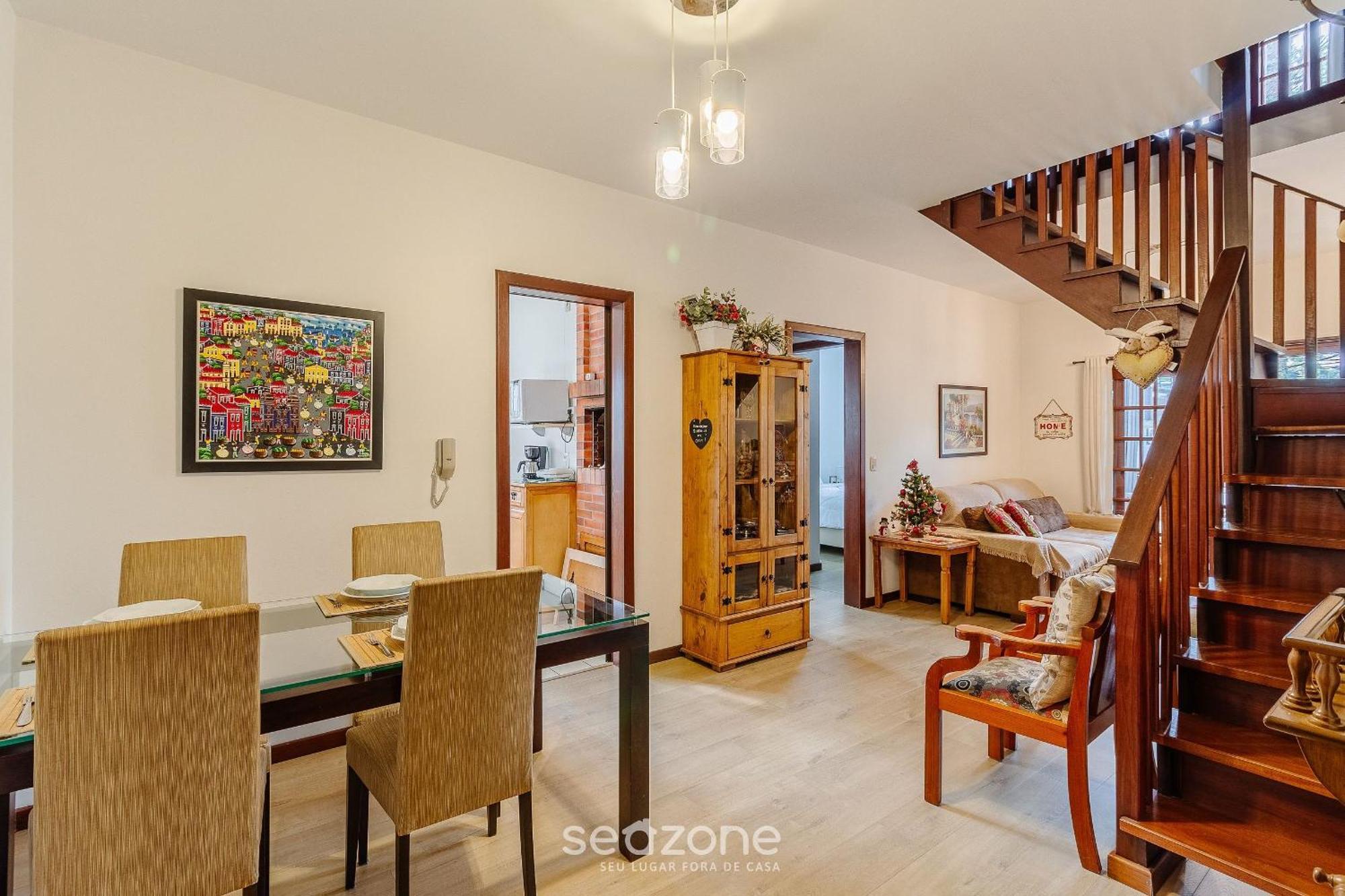Apto Duplex C/ Lareira 100M Do Lago Negro Rln204 Γκραμάντο Εξωτερικό φωτογραφία